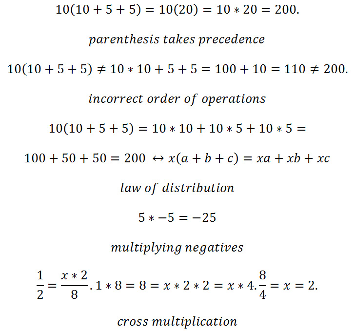 algebra