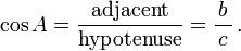 cosine