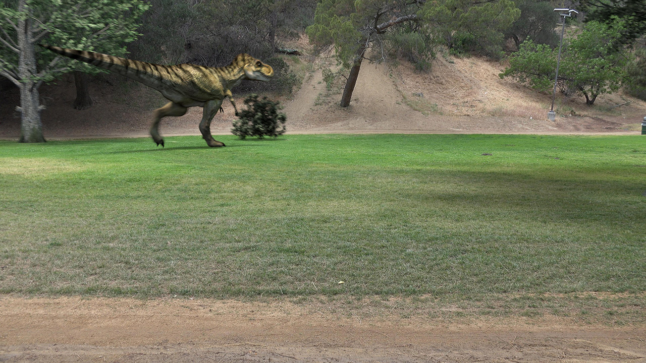 tyrannosaurus circular run